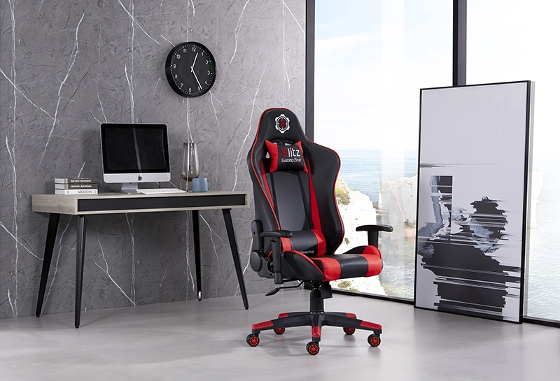 Customized Furniture Gaming Reclinering Silla Gamer Leather Chair Adjustable Manager PU Leather Office Respawn