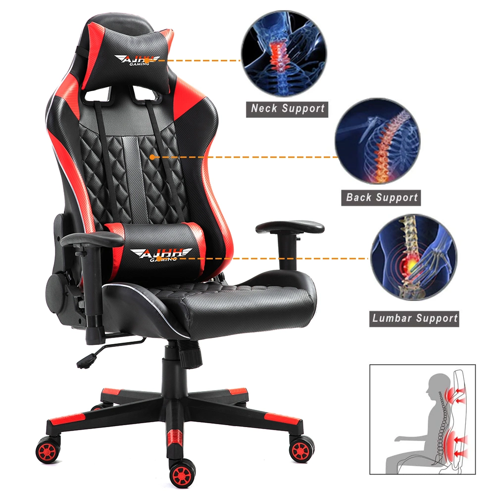 High Quality PU Leather Ergonomic Swivel Chair Adjustable Computer Gaming Chair