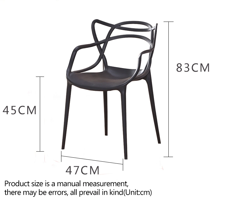 Cheap Modern Stackable Plastic Dining Chair for Kitchen Dining Room Restaurant