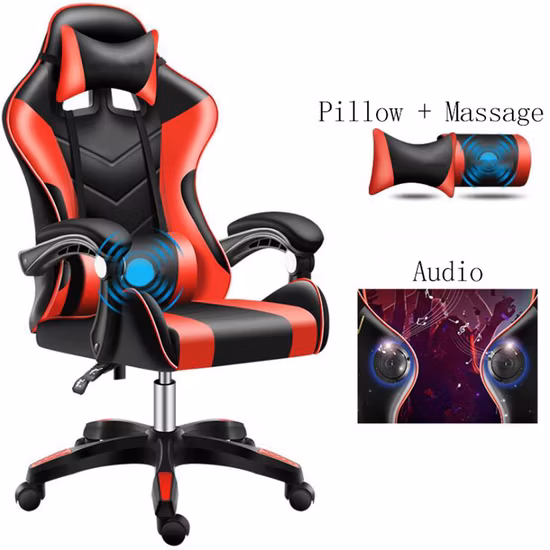 Гоночный геймер, офисный детский симулятор, напольный Autofull с подставкой для ног, верхняя крышка, игровое кресло, игровое кресло с откидной спинкой Judor
